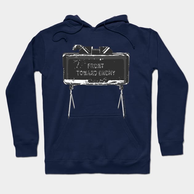 Claymore 'Front Toward Enemy' Hoodie by TheActionPixel